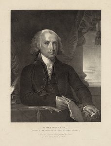 James Madison, az Egyesült Államok negyedik elnöke, 1828 körül (litho)