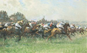 Tattenham Corner, az Epsom Derby,