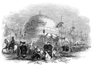 Az ágyúpróbát nagy ünnepség, 1847