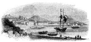Makaó látképe, 1847