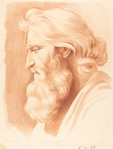 Egy tiszteletreméltó ember feje alkotó: Gilles Antoine Demarteau after Edme Bouchardon