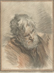 Egy öregember feje alkotó: Gilles Demarteau