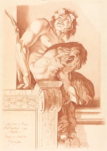 Szatír alkotó: Gilles Demarteau the Elder after René Michel Slodtz after Annibale Carracci
