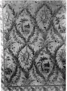 Selyem falikárpit a császárné hálószobájából, 1787 (selyem) alkotó: Gilles Gaudin