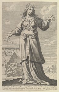 Monime, 1647. Alkotók: Gilles Rousselet, Abraham Bosse. alkotó: Gilles Rousselet and Abraham Bosse
