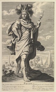 Fáraó, kb. 1639-40. Alkotók: Gilles Rousselet, Abraham Bosse.