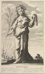 Lybian Sibyl, kb. 1635. Alkotók: Gilles Rousselet, Abraham Bosse. alkotó: Gilles Rousselet and Abraham Bosse