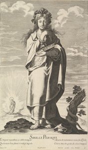 perzsa Szibilla, kb. 1635. Alkotók: Gilles Rousselet, Abraham Bosse.