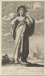 Cumae-i Szibilla, kb. 1635. Alkotók: Gilles Rousselet, Abraham Bosse.