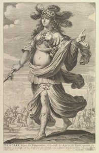 Zenobia, 1647. Alkotók: Gilles Rousselet, Abraham Bosse.