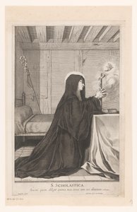 Szent Scholastika alkotó: Gilles Rousselet