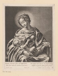 Mária gyermekével alkotó: Gilles Rousselet