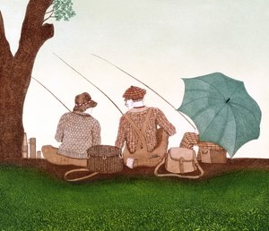 Elment horgászni alkotó: Gillian Lawson