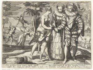 Vénusz, szerelem a viszályban alkotó: Gillis van Breen (attributed to)