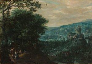 Táj Vénusszal és Adonisszal, 1580-as évek.