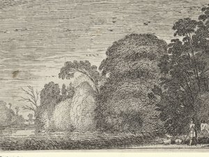 Pásztor és lovas az erdő szélén alkotó: Gillis van Scheyndel (I) (possibly)