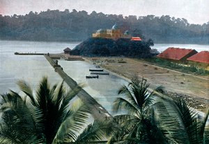 Port Blair, az Andamán- és Nicobar-szigetek fővárosa, Indiai-óceán, 1890