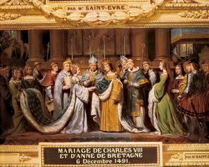 VIII. Károly francia király (1470-1498) házassága Bretagne-i Annával (1477-1514) 1491.12.06.