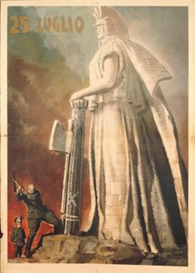 világháború – július 25. Pietro Badoglio szimbolikusan lerombolja a fasizmust III. Vittorio Emanuele király segítségével