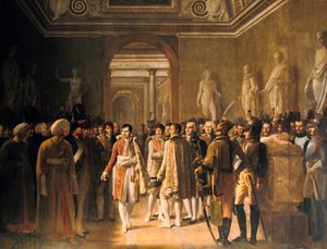 Napóleon a Louvre-ban fogadja a hadsereg helyetteseit..., 1804. december 8.