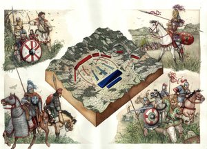 Gót háború (535-553) a bizánciak és az ostrogótok között: 552 júliusában a taginae-i csata, amely lehetővé tette Jusztiniánusz bizánciak számára, hogy Ravennából Rómába vonuljanak.