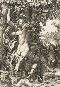 Angelica és Medoro, 1570 körül alkotó: Giorgio Ghisi