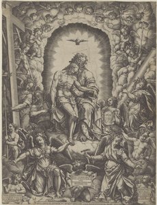 Szentháromság alkotó: Giorgio Ghisi