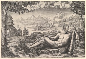 A munkáját megnyugvó Herkules, 1567.