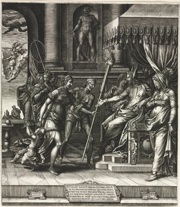 Apelles gyalázata alkotó: Giorgio Ghisi