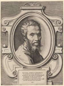 Michelangelo Buonarroti alkotó: Giorgio Ghisi, after Marcello Venusti