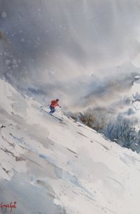 Lesikló síelés alkotó: Giorgio Gosti