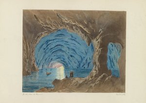 Kék barlang a Caprin Cave Blue de Capri! (cím a tárgyon)