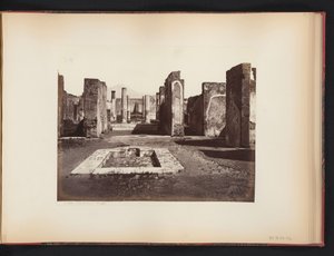 Kilátás a Casa di Pansa romjaira Pompeiiben, Olaszországban Casa di Pansa (Pompeii) (cím a tárgyon)