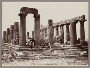 Agrigento: Juno Lacinia temploma, Girgenti, 1347. sz. alkotó: Giorgio Sommer