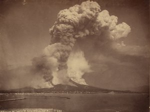 Vezúv, aktív, 1872