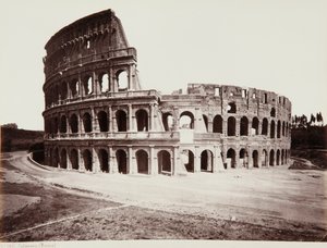 A Colosseum vagy a Flavius-amfiteátrum, Róma alkotó: Giorgio Sommer