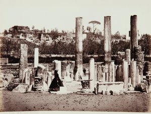 Serapis temploma Pozzuoliban, Nápolyban alkotó: Giorgio Sommer