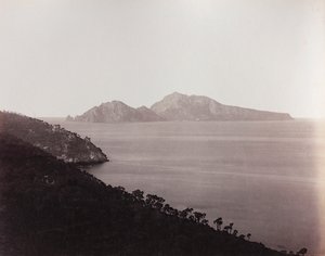 Kilátás Caprira alkotó: Giorgio Sommer