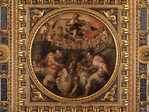 Santo Spirito és Santa Croce negyedének allegóriái alkotó: Giorgio Vasari