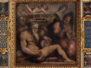 Pistoia allegóriája alkotó: Giorgio Vasari
