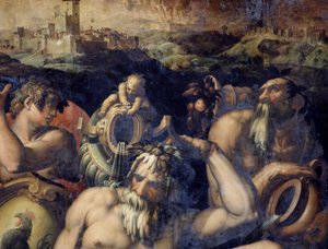 A Chianti régió allegóriája, Olaszország alkotó: Giorgio Vasari