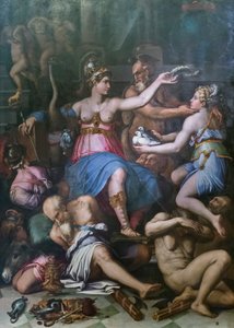 Az igazságosság, az igazság és a bűnök allegóriája alkotó: Giorgio Vasari