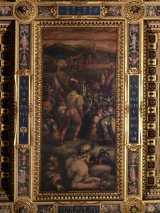 Vicopisano elfoglalása alkotó: Giorgio Vasari