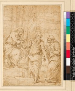 Krisztus Pétert nevezte meg utódjának, 1500-1599 alkotó: Giorgio Vasari