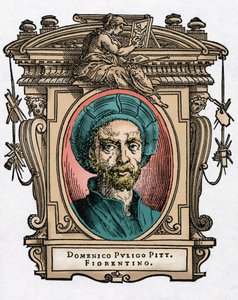 Domenico PULIGO [1492-1527] olasz festő portréja. Giorgio Vasari „" A legkiválóbb festők, szobrászok és építészek élete" (Le Vite de
