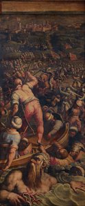 A törökök kitörése Piombinóban, 1563-1565 alkotó: Giorgio Vasari