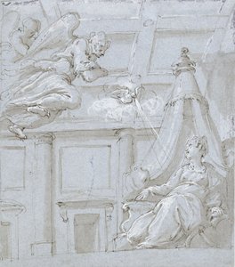 Az Angyali üdvözlet alkotó: Giorgio Vasari