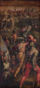Barbagianni csata Pisa mellett, 1563-1565 alkotó: Giorgio Vasari