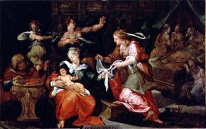 A Szűz születése alkotó: Giorgio Vasari