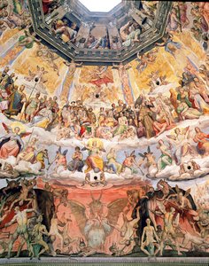 Az utolsó ítélet, részlet a dóm kupolájából, 1572-79 alkotó: Giorgio Vasari